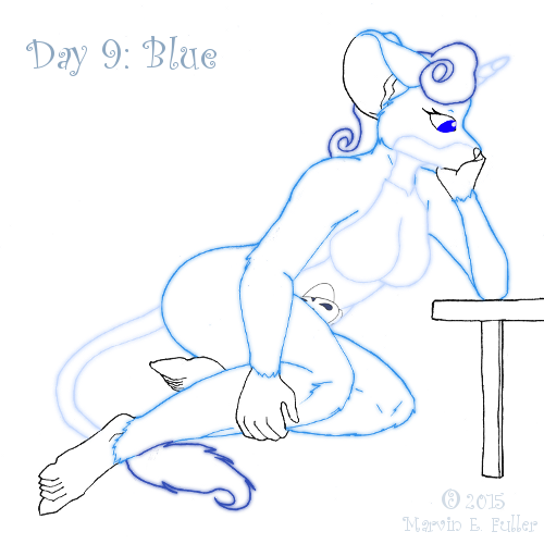 Daily Sketch 9 - Blue